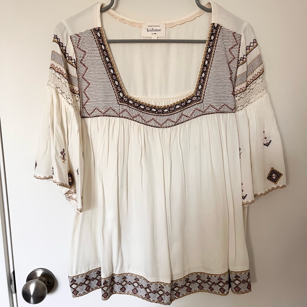 Bohme Laurel Embroidered Blouse